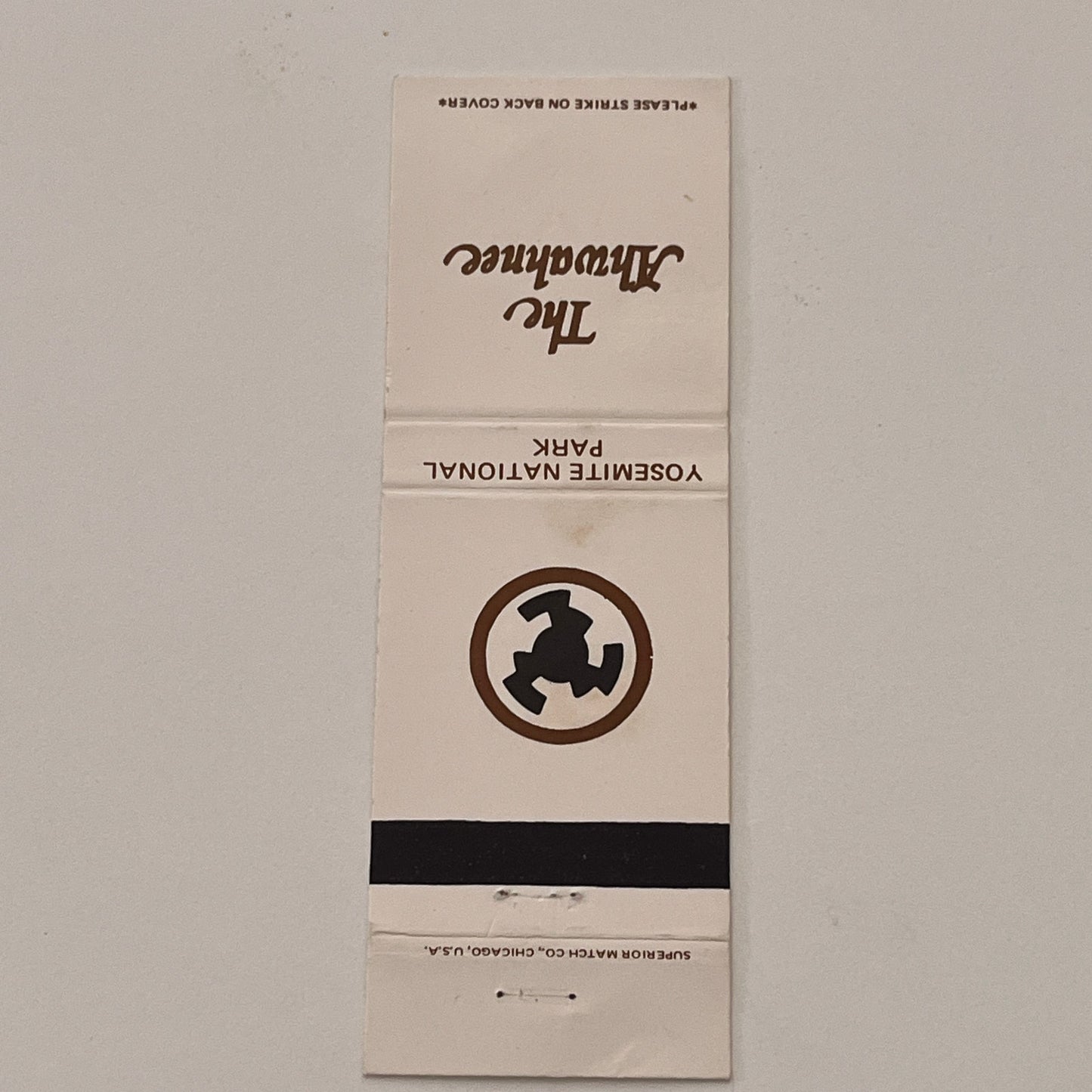 The Ahwahnee Yosemite National Park Vintage Matchbook Cover TB6-MB2-2