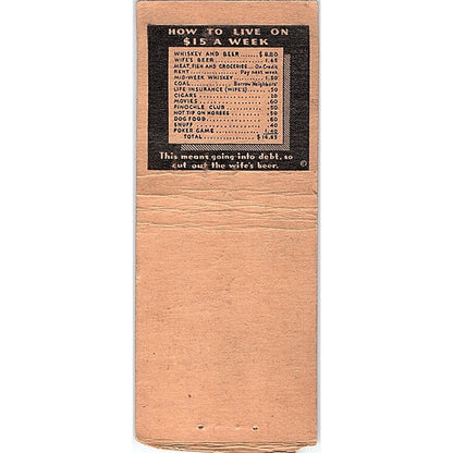 Louie's 2029 Tower Ave Superior WI Vintage Matchbook Cover SC7-Y11