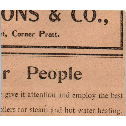 W.L. Wakefield Royal Ins Co Hartford 1901 Newspaper Ad AD8-HS4