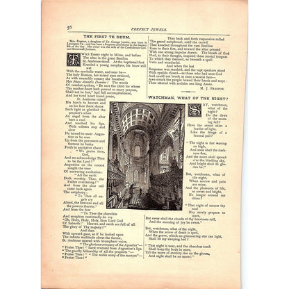 The First Te Deum M.J. Preston, The Burial of Moses Alexander 1884 Poem TA5-CJ-4