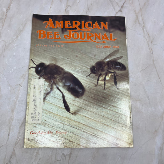 1992 Oct American Bee Journal Magazine Bees Beekeeping Honey M8