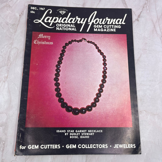 Idaho Star Garnet Necklace Boise - Lapidary Journal Magazine - Dec 1967 M26
