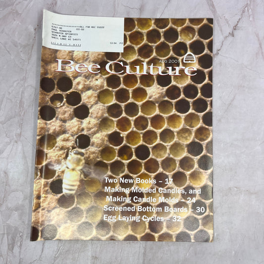 2001 Aug - Gleanings in Bee Culture Magazine - Bees Beekeeping Honey M32