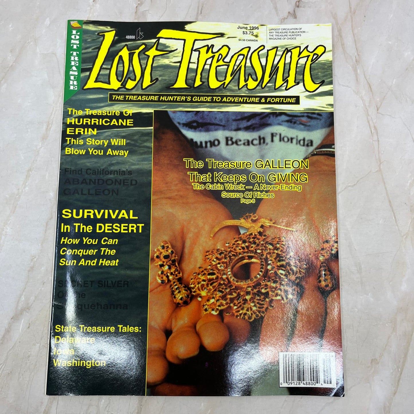 1996 June - Lost Treasure Magazine - Treasure Hunting Gold Prospecting M14