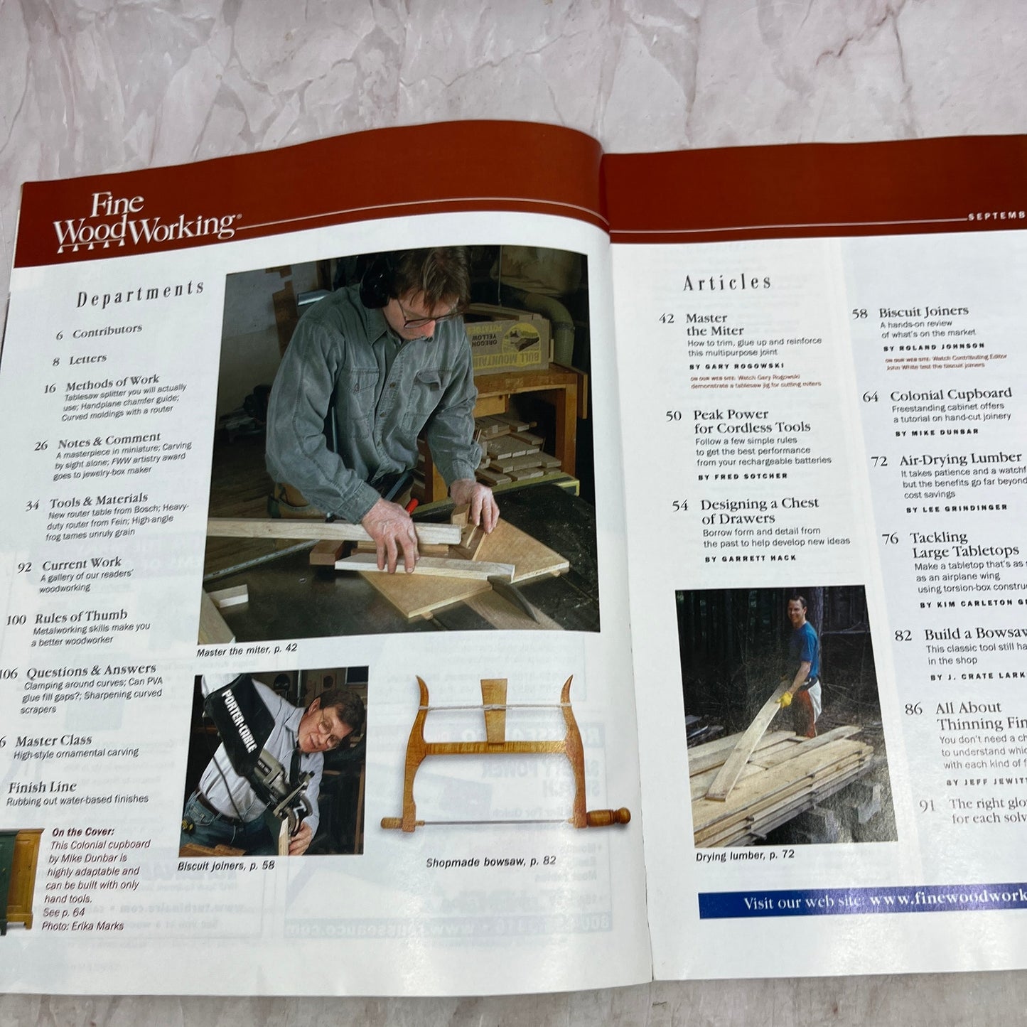 Pine Cupboard Variations - Oct 2001 No 151 - Fine Woodworking Magazine M34