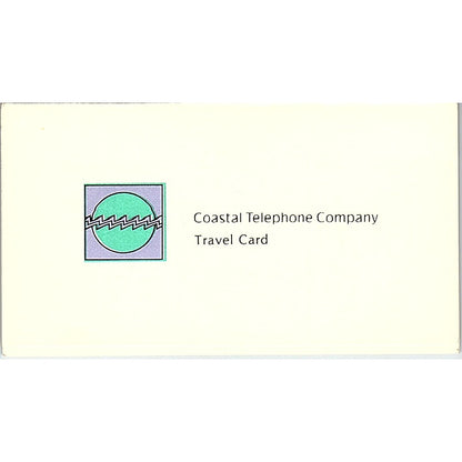 Coastal Telephone Company Travel Card Houston TX Vintage Business Card SC9-B7