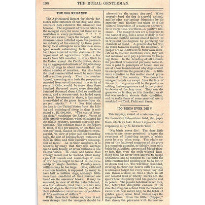 To Cultivate Wheat - Delaware Farmer 1867 Article AG9-5