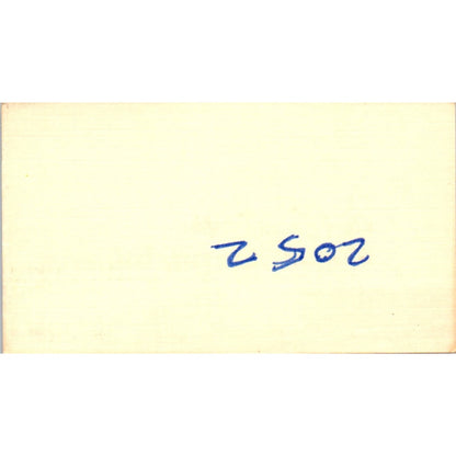Continental Conditioning Inc Garden Grove Paul Strassenburg Business Card SD4-B1