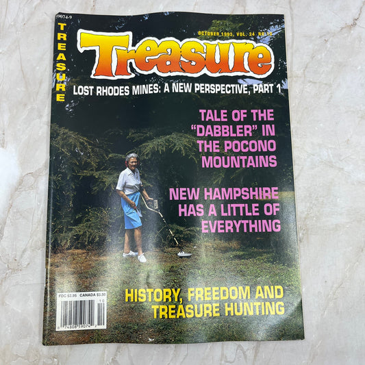 1993 Oct - Treasure Magazine - Treasure Hunting Prospecting Metal Detector M16