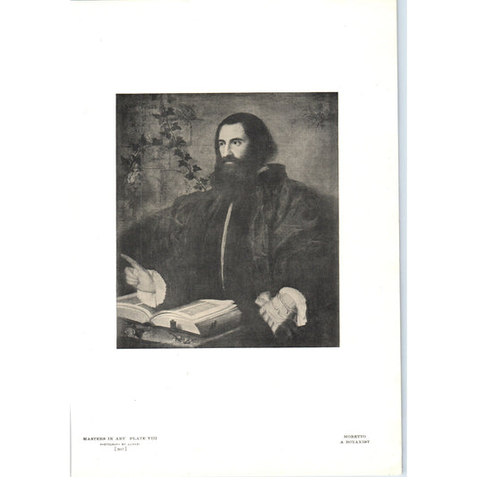 A Botanist - Moretto 1908 Victorian Art Print AB8-MA11