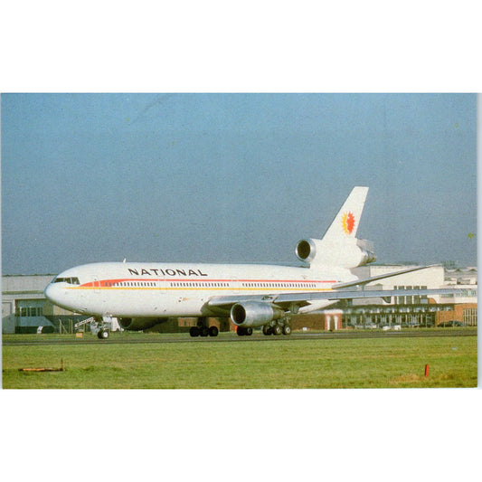 National Airlines McDonnell Douglas DC-10-30 Vintage Postcard TG8-PC