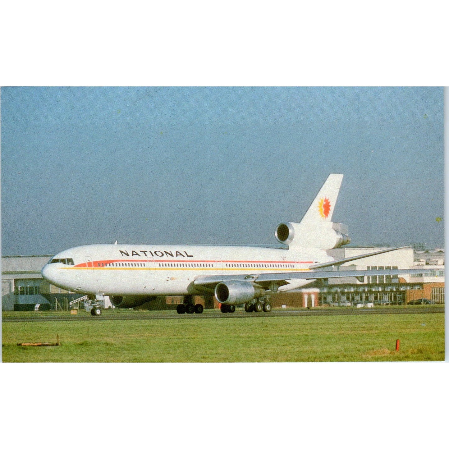 National Airlines McDonnell Douglas DC-10-30 Vintage Postcard P4-5