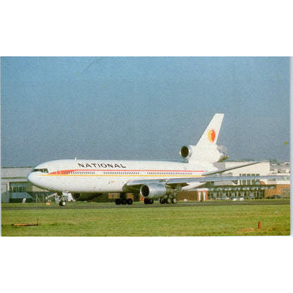 National Airlines McDonnell Douglas DC-10-30 Vintage Postcard P4-5
