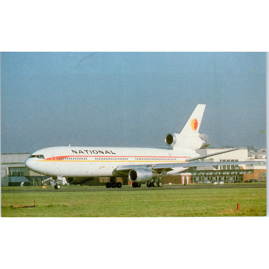 National Airlines McDonnell Douglas DC-10-30 Vintage Postcard P4-5