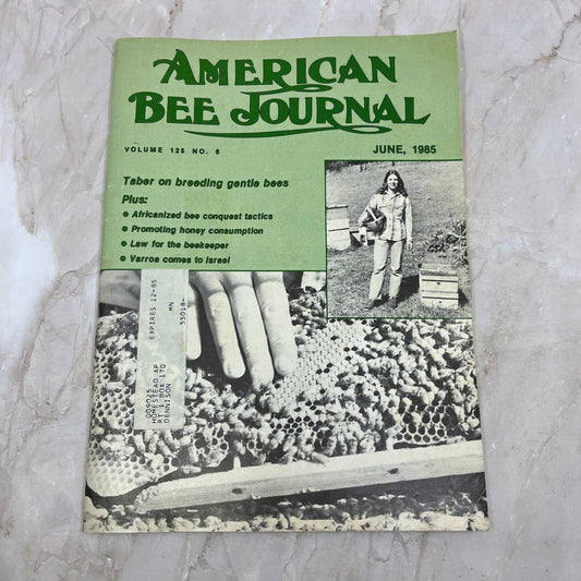 1985 June American Bee Journal Magazine Bees Beekeeping Honey M8