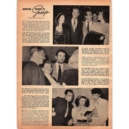 The Bishop's Wife - Cary Grant, Loretta Young, David Niven 1948 Ad AF8-1