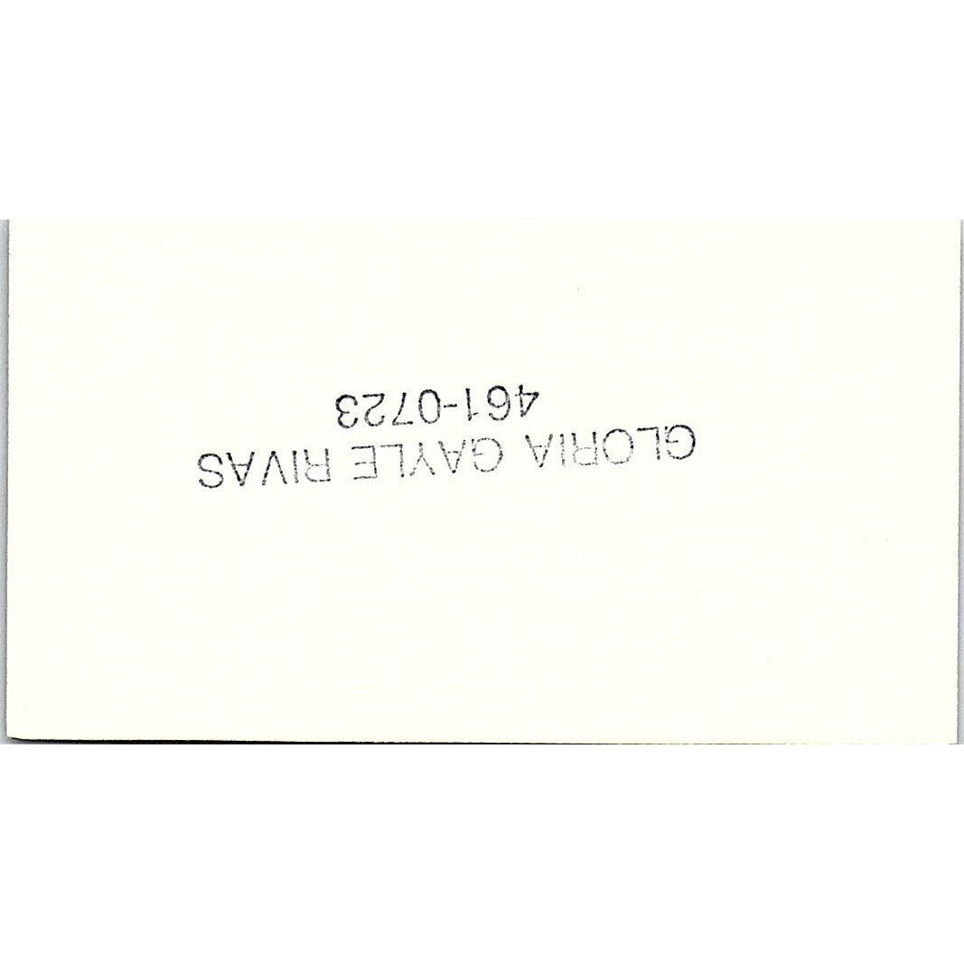 Lady Desiree Lingerie Parties Gayle Rivas Houston Vintage Business Card SE5-B4