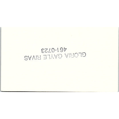 Lady Desiree Lingerie Parties Gayle Rivas Houston Vintage Business Card SE5-B4