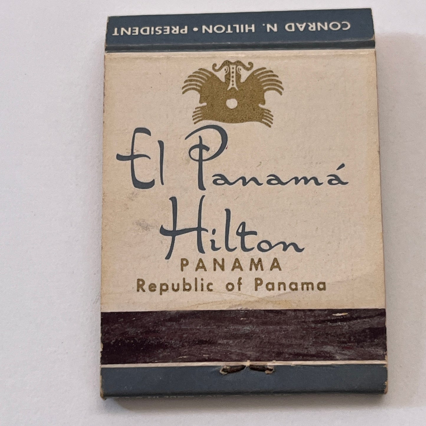 El Panama Hilton Republic of Panama Vintage Matchbook Cover TB6-MB1-7