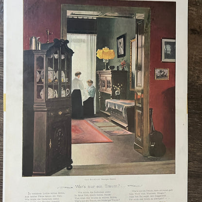 Carl Murdfield: Sonniges Zimmer Was it All a Dream? French Magazine Ad 10x13 V8