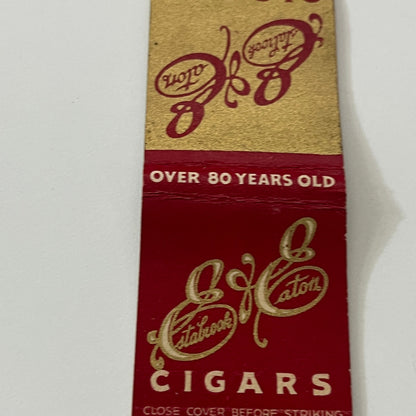 Estabrook & Eaton Cigars Vintage Matchbook Cover TB6-MB1-12