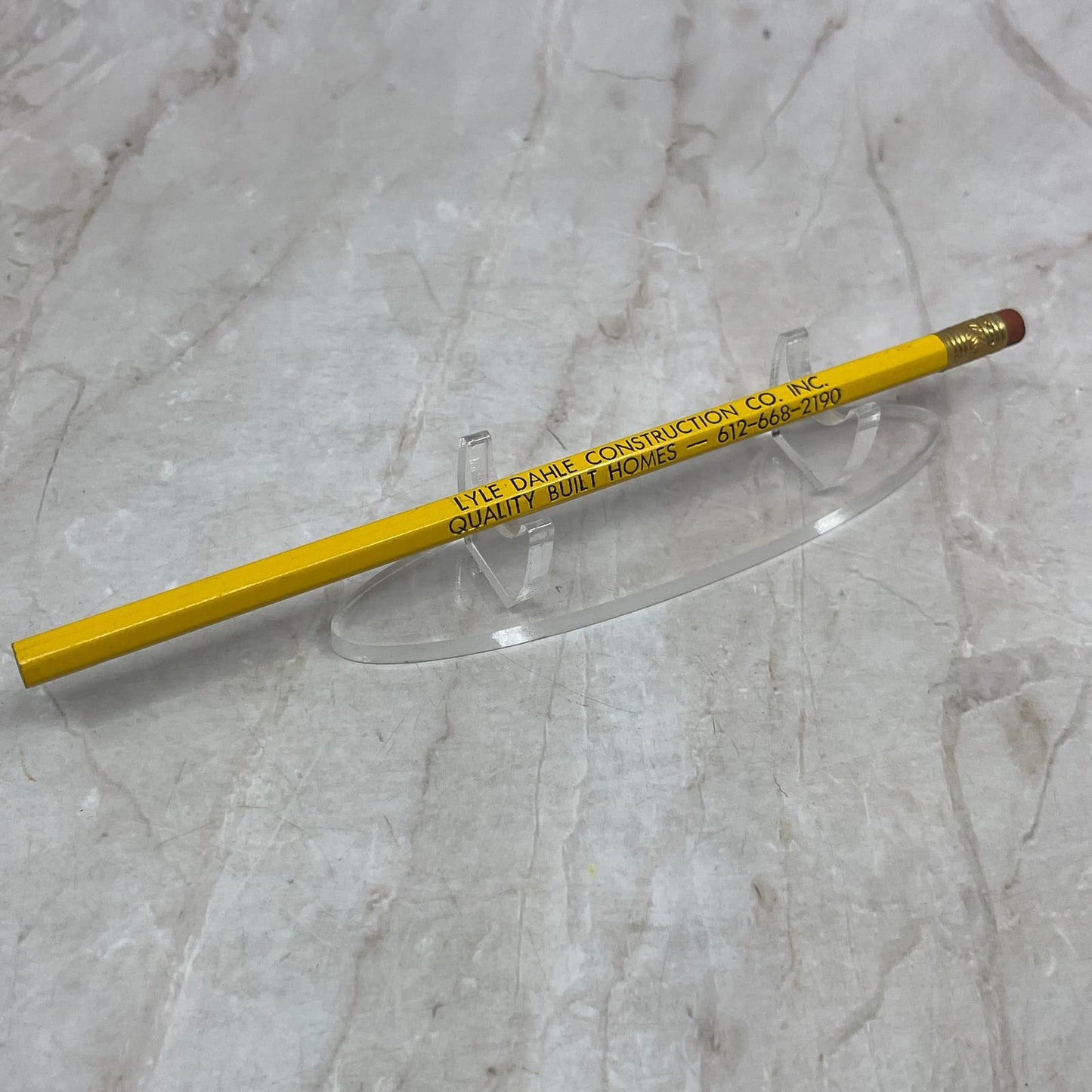 Lyle Dahle Construction Co MN Vintage Advertising Mechanical Pencil SB8