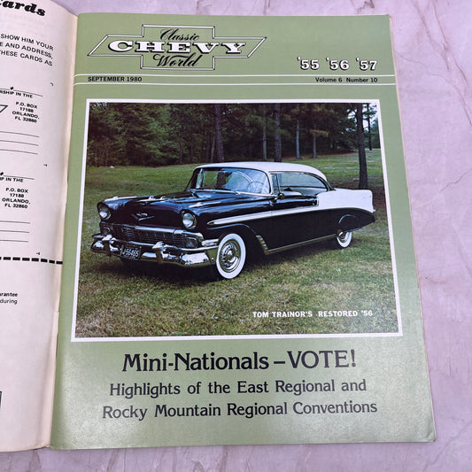 Tom Trainor Restored 56 - 55, '56, '57 Classic Chevy World Magazine Sep 1980 M30