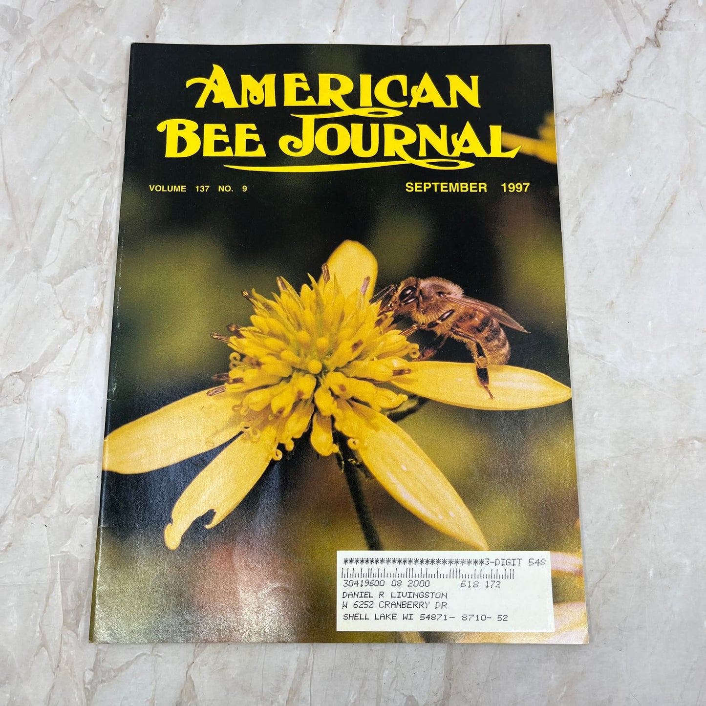 1997 Sept American Bee Journal Magazine Bees Beekeeping Honey M7