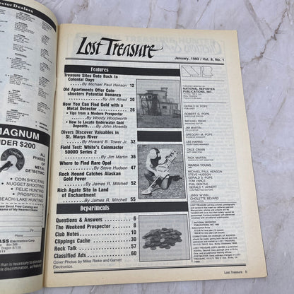 1983 Jan - Lost Treasure Magazine - Treasure Hunting Gold Prospecting M15