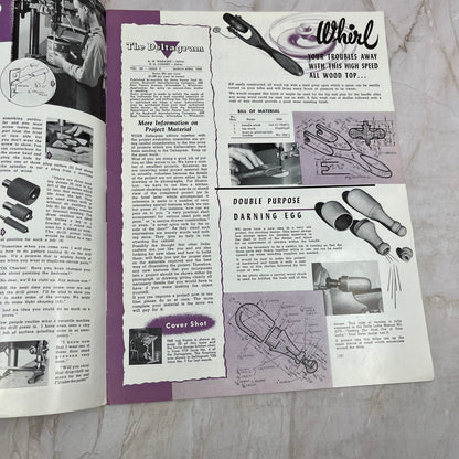 1951 Mar/Apr The Deltagram Newsletter Rockwell Delta Power Tools Woodwork TI9-P3