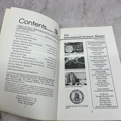 1979 The International Treasure Hunter Treasure News Magazine Vol 1 No 1 TG7-EK