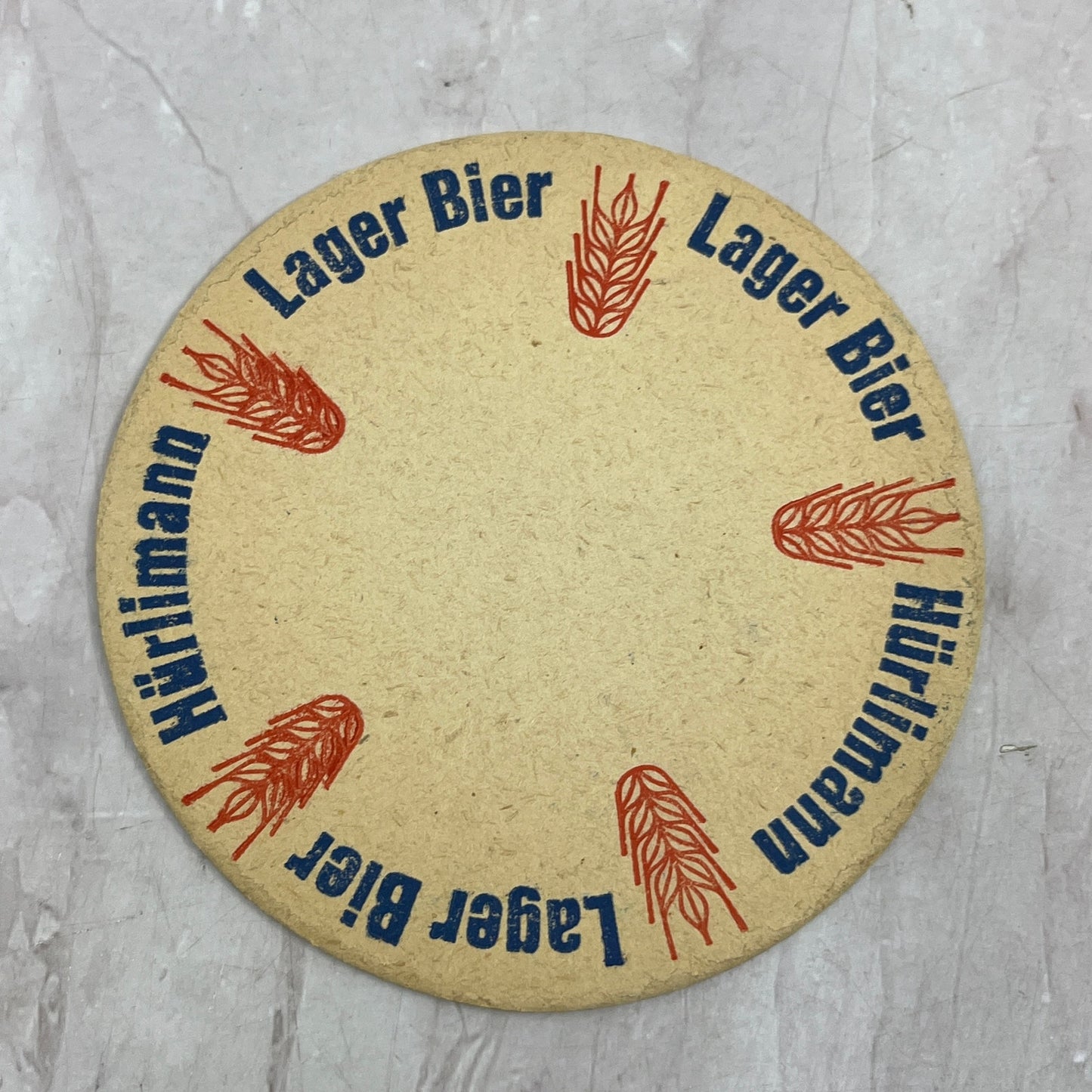 Vintage Hürlimann Lager Bier Zürich German Beer Coaster TJ5-CO1
