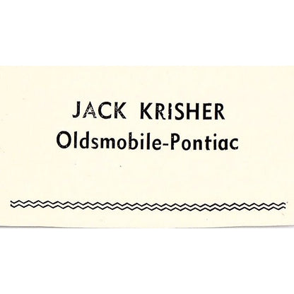 S.M. Morton Construction, Jack Krisher Oldsmobile - Taft CA c1965 Ad AF8-S23