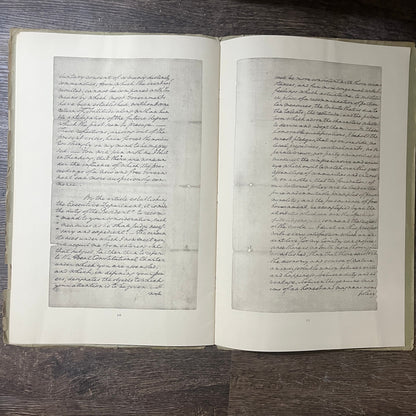 1952 Reproduction of Washington's Inaugural Address of 1789 10x16 V8