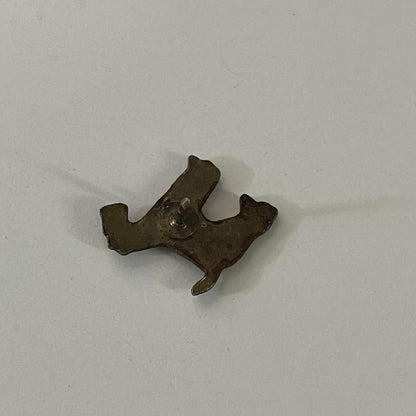 Terrier Wire Fox Schnauzer Airedale Vintage Lapel Pin Enamel Pinback Button SE9