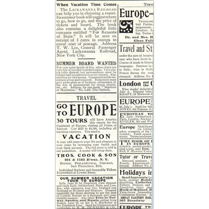 Send Us Your Measurements Montgomery Ward & Co Chicago 1903 Magazine Ad AF7-E4