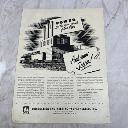 Combustion Engineering - Superheater Inc NY 1951 Magazine Ad FL6-10