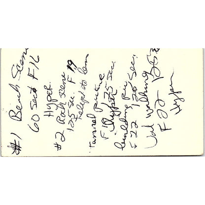 Ed Lawson Moon Datsun Lakewood CA Vintage Business Card SD9-B9