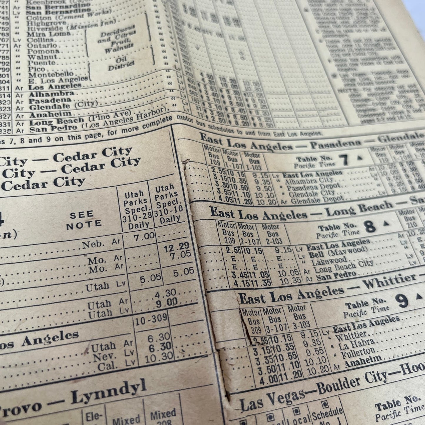 1955 October Union Pacific Railroad Timetables TJ4-P1