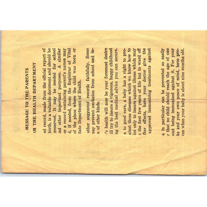 State of New Jersey Record of Birth and Health Joseph Leonard Arendt 1955 AB9