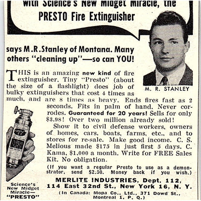 Alaska Sleeping Bag Co Portland Oregon 1955 Ad AF9-M4