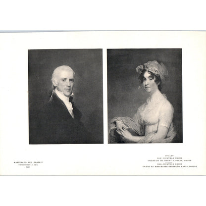 Hon. Mr & Mrs Jonathan Mason - Stuart 1906 Victorian Art Print AB8-MA4