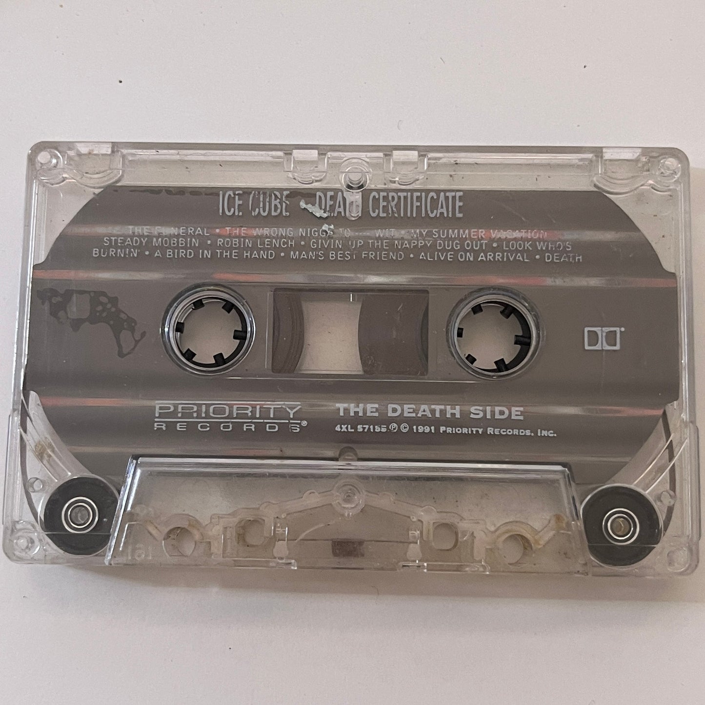 Ice Cube - Death Certificate Cassette Tape TB6-OT2