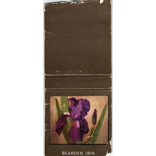 Bearded Iris Collectible Vintage Matchbook Cover SC7-Y9