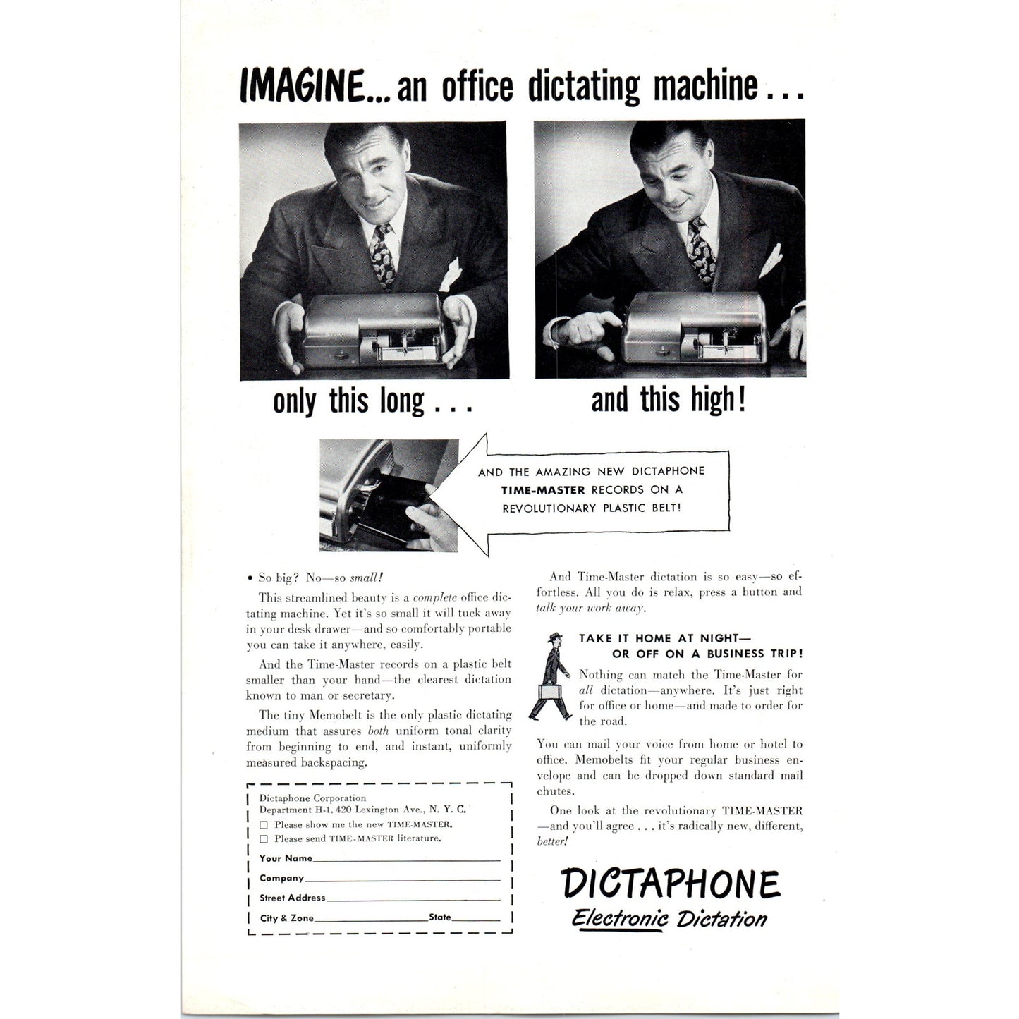 Du Mont Direct View Screen Television TV Teleset - Vintage Magazine Ad D20