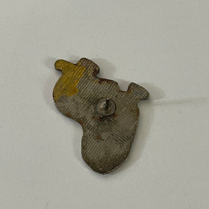 Lion Vintage Lapel Pin Enamel Pinback Button SE9