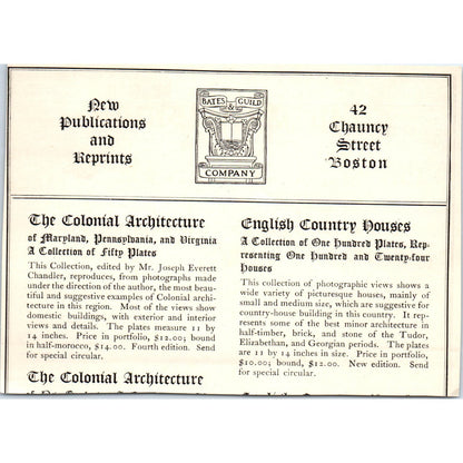 Leyland Line European Passage to Liverpool F.O. Houghton c1905 Ad AE9-MA3