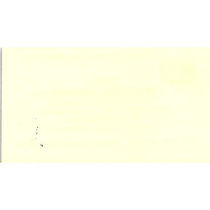 King Television Service, Inc. Long Beach CA Vintage Business Card SSB4-B13