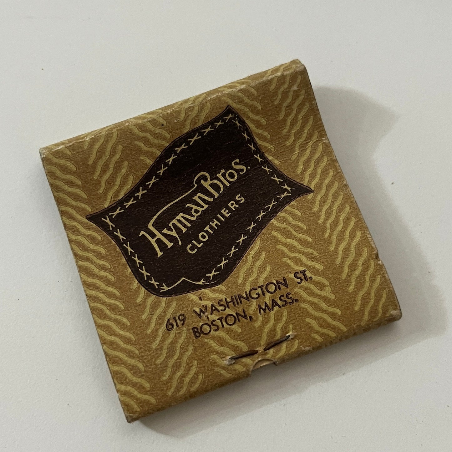 Hyman Bros Clothiers 619 Washington St Boston Vintage Matchbook Cover TB6-MB1-1