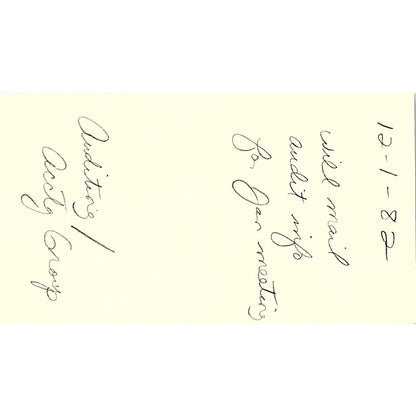 Lenora Ohlenbusch Edwab, Ohlenbusch & Shurig CPA Houston TX Business Card SD9-B1